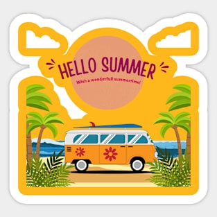 Hello summer! Sticker